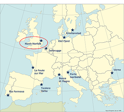 North Norfolk case study map