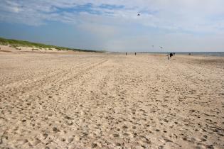 Wide beach at the Danish West coast due to sand replenishment (Foto: J. Fröhlich)